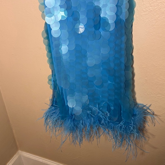 Anthropology hutch size small sequin, mid dress sleeveless worn once orig 395 - Picture 4 of 8